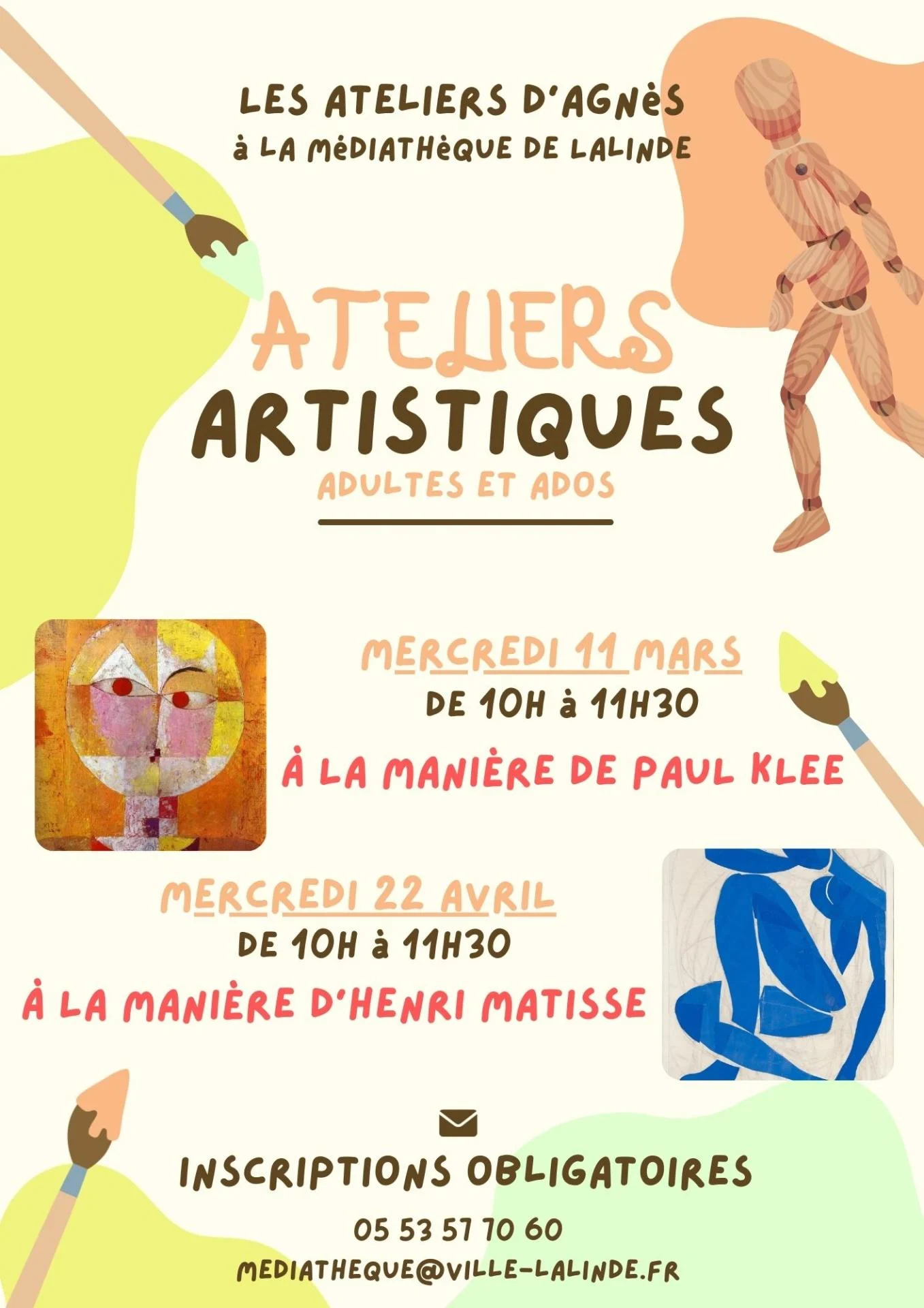 Affiche ateliers d agnes mars et avril a4