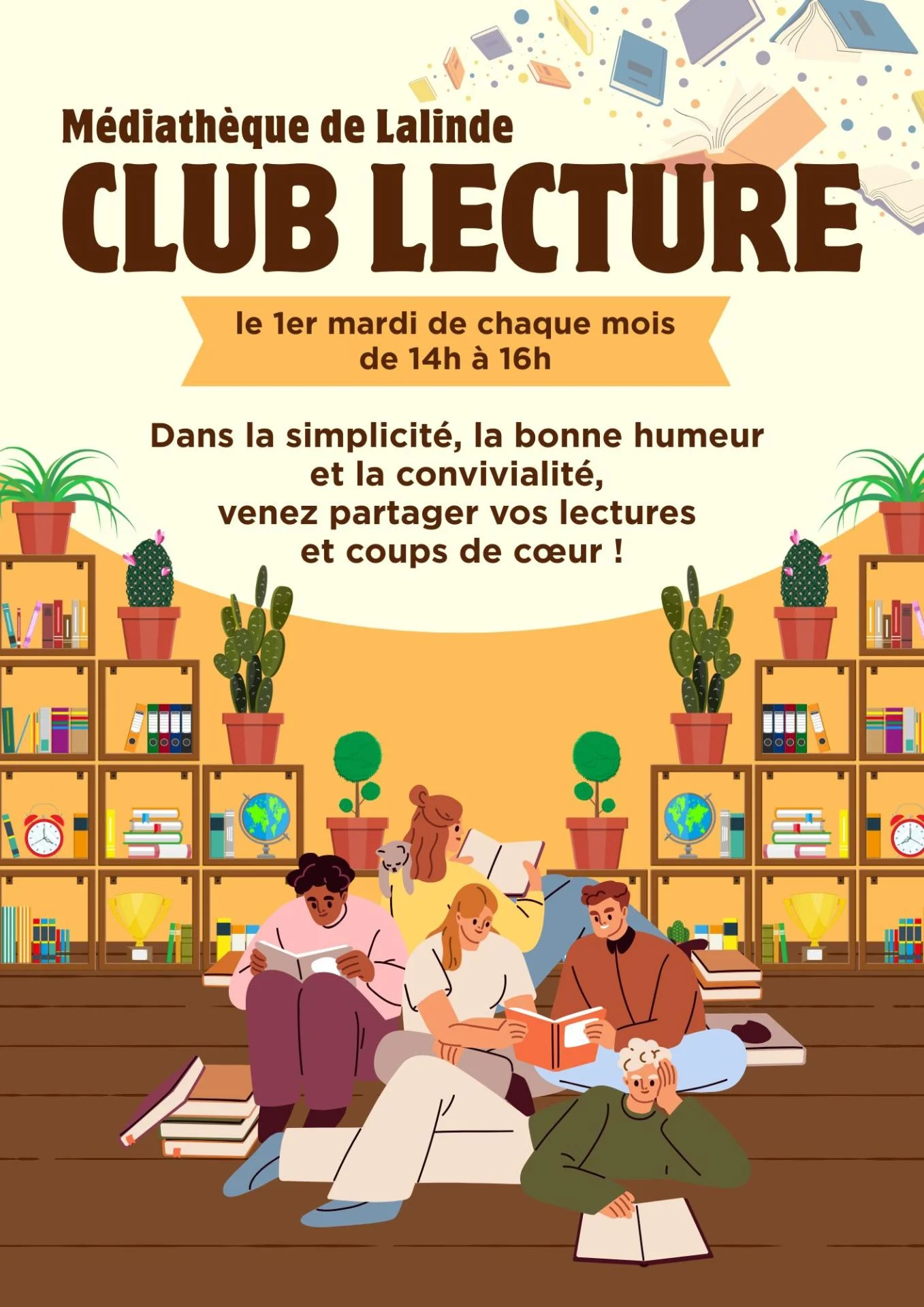 Club lecture affiche 2025 2026