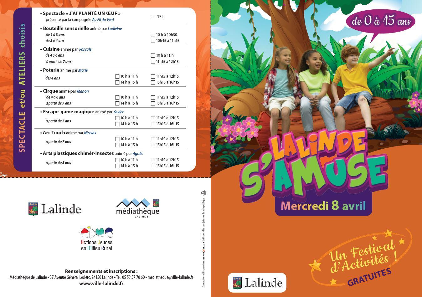 Flyer lalinde s amuse 2026 recto