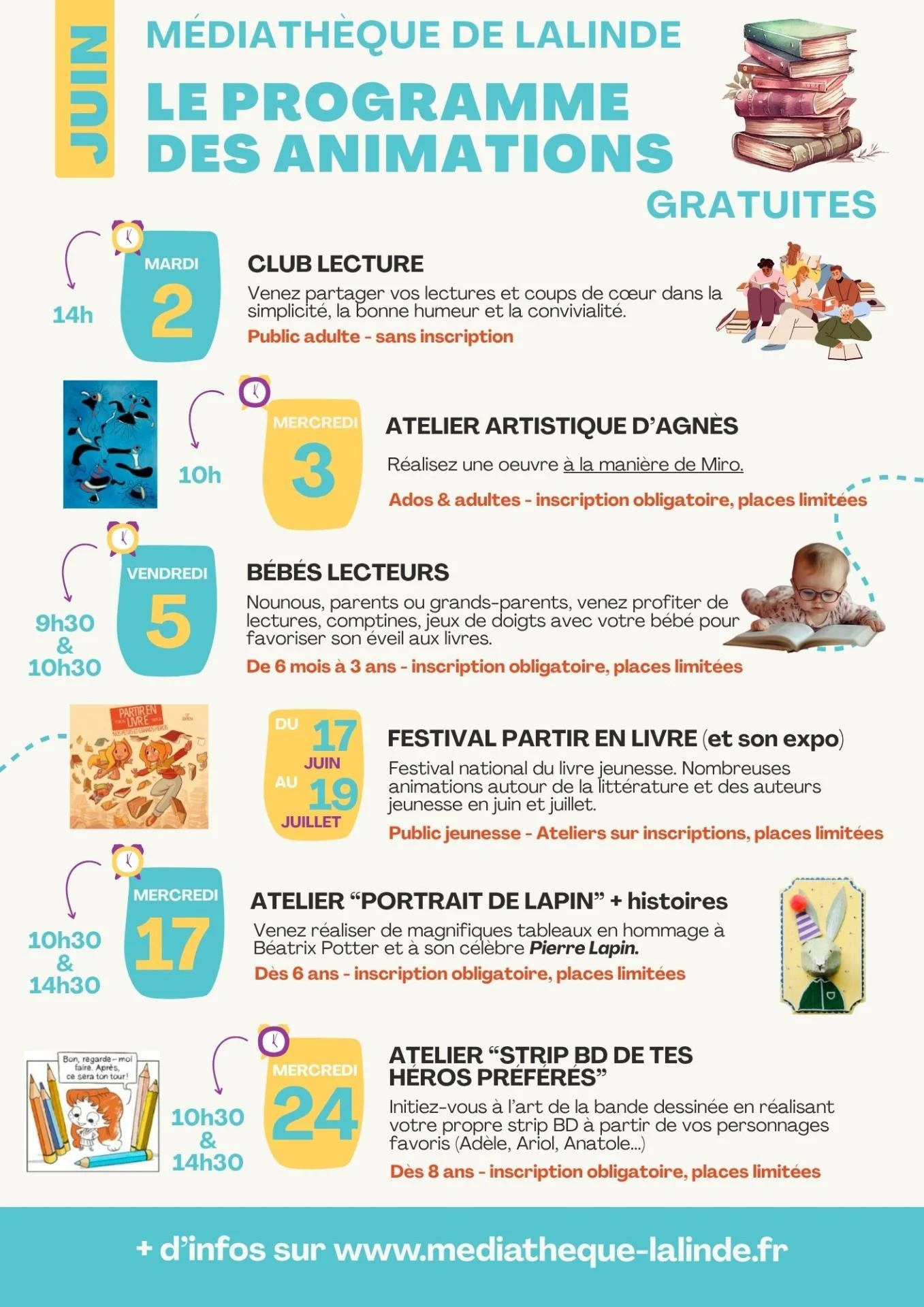 Flyer programme juin recto